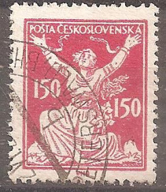 Чехословаччина Чехословакия ^/--/^ Чехословакия 1922 Sc.89 гаш. Перф.14 ^_^^^ Чехословаччина 1922 Sc.89 гаш. Перф.14 - фото фото фото