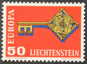 Інше Другое ^/--/^ Лихтенштейн  Европа СЕПТ 1968 ^_^^^ Ліхтенштейн Європа СЕПТ 1968 - фото фото фото