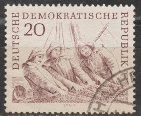 НДР, ФРН ГДР, ФРГ ^/--/^ Германия Німеччина ГДР 1961 риболовля ^_^^^ Германия ГДР 1961 рыбалка - фото фото фото