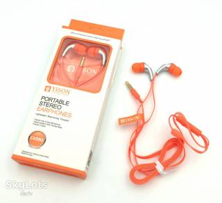 Навушники Наушники ^/--/^ Гарнитура / Наушники с микрофоном Yison CX /--/ 330 Portable Stereo Earphones Orange ^_^^^ Навушники з мікрофоном Yison CX /--/ 330 Portable Stereo Earphones Orange - фото фото фото