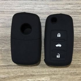 Інше Другое ^/--/^ Сликоновый чехол для ключа на VW Golf Jetta POLO for Skoda Yeti Superb Rapid Octavia SEAT Leon Ibiza ^_^^^ Сліконовий чохол для ключа на VW Golf Jetta POLO for Skoda Yeti Superb Rapid Octavia SEAT Leon Ibiza - фото фото фото
