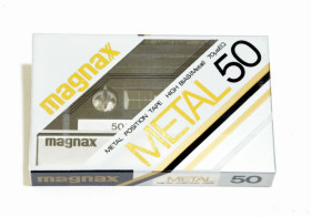 Касети Кассеты ^/--/^ Аудио кассета Magnax Metal  50 Япония 1981 МЕТАЛЛ запечатана JP Market ^_^^^ Аудіо касета Magnax Metal 50 Японія 1981 МЕТАЛЛ запечатана JP Market - фото фото фото