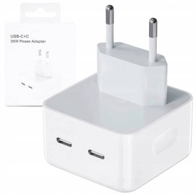 Зарядні пристрої Зарядные устройства ^/--/^ Мережевий зарядний пристрій Apple Power Adapter 2 /--/ хType-C 35 /--/ W White ^_^^^ Сетевое зарядное устройство Apple Power Adapter 2 /--/ хType-C 35 /--/ W White - фото фото фото