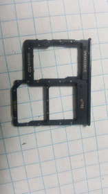 Інше Другое ^/--/^ Держатель SIM-карты  (Лоток) и карты памяти для Samsung A /--/ 405 /--/ F Galaxy A /--/ 40  (2019) на 2 SIM-карты черный оригінал з розборки ^_^^^ Госатель SIM-карты (Лоток) и карты памяти для Samsung A /--/ 405 /--/ F Galaxy A /--/ 40 (2019) на 2 SIM-карты черный оригинал из разборки - фото фото фото