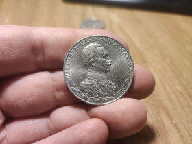 Німецька імперія (-) Германская империя (-) ^/--/^ 3 МАРКИ ВИЛЬГЕЛЬМ В МУНДИРЕ В С ВЕТКОЙ ^_^^^ 3 МАРКИ ВІЛЬГЕЛЬМ В МУНДИРІ В З ВІТКОЮ - фото фото фото