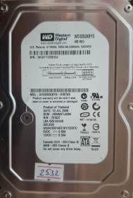 Жорсткі диски Жесткие диски ^/--/^ Жорсткий диск Western Digital RE /--/ 3 320 GB  (WD /--/ 3202 /--/ ABYS) Б/В код.6520 ^_^^^ Жесткий диск Western Digital RE /--/ 3 320 GB (WD /--/ 3202 /--/ ABYS) Б/В код.6520 - фото фото фото