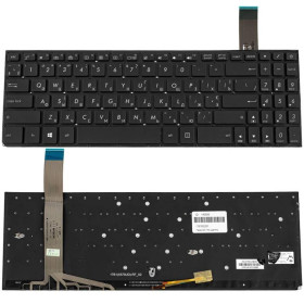 Клавіатури Клавиатуры ^/--/^ Клавиатура для ноутбука ASUS (X /--/ 570 series) ukr, black, без фрейма, подсветка клавиш (ОРИГИНАЛ) ^_^^^ Клавіатура для ноутбука ASUS (X /--/ 570 series) ukr, black, без фрейму, підсвічування клавіш (ОРИГИНАЛ) - фото фото фото