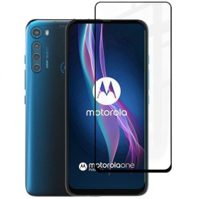 Чохли, бампера Чехлы, бампера ^/--/^ Захисне скло Fiji Premium для Motorola One Fusion Plus повне проклеювання Anti-Static чорний ^_^^^ Защитное стекло Fiji Premium для Motorola One Fusion Plus полное проклеивание Anti-Static черный - фото фото фото