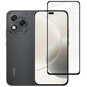 Чохли, бампера Чехлы, бампера ^/--/^ Захисне скло Fiji Premium для Honor 400 Lite повне проклеювання Anti-Static чорний ^_^^^ Защитное стекло Fiji Premium для Honor 400 Lite полное проклеивание Anti-Static черный - фото фото фото