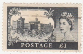 Великобританія Великобритания ^/--/^ Англия   1955 г..№ 281 гашеная ^_^^^ Англія 1955 р. No 281 гашена - фото фото фото