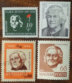 Історія та особистості История и личности ^/--/^ ГДР Болгария Венгрия Клара Цеткин 1960-1987 ^_^^^ НДР Болгарія Угорщина Клара Цеткін 1960-1987 - фото фото фото