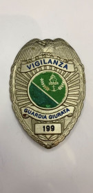 Відзнаки Знаки отличий ^/--/^ 6 /--/ lt /--/ 124 Нагрудный жетон, знак охрана морского порта. Флот, Италия. В легком металле. Высота 8,5 см. Зеленое покрытие в центре с повреждением ^_^^^ Нагрудний жетон, знак охорона морського порту. Флот, Італія. У легкому металі. Висота 8,5 см. Зелене покриття в центрі з пошкодженням - фото фото фото
