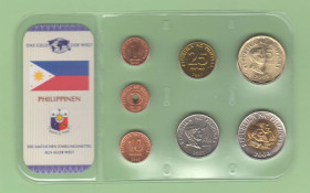 Філіппіни Филиппины ^/--/^ Набор монет ФИЛИППИНЫ з серии Das Geld Der Welt блистер запайка пластик набір ФІЛІППІНИ ^_^^^ Набор монет Филиппины из серии Das Geld Der Welt блистер запайка пластик набор Филипзины - фото фото фото