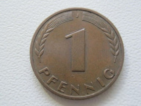 НДР, ФРН ГДР, ФРГ ^/--/^ Германия - ФРГ 1 пфенниг 1950 года J 28571 ^_^^^ Німеччина - ФРН 1 пфеніг 1950 року J 28571 - фото фото фото