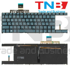 Клавіатури Клавиатуры ^/--/^ Клавиатура ASUS ZenBook Duo UX /--/ 481 UX /--/ 481 /--/ FA UX /--/ 481 /--/ FL СИНЯЯ с подсветкой RUUS ОРИГИНАЛ ^_^^^ Клавіатура ASUS ZenBook Duo UX /--/ 481 UX /--/ 481 /--/ FA UX /--/ 481 /--/ FL СИНЯ з підсвічуванням RUUS ОРИГІНАЛ - фото фото фото
