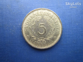 Фінляндія Финляндия ^/--/^ Монета 5 марок Фінляндія 1948 ^_^^^ Монета 5 марок Финляндия 1948 - фото фото фото