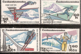 Чехословаччина Чехословакия ^/--/^ Чехословакия 1970 Sc.1664-1667 used ПОЛНАЯ СЕРИЯ ^_^^^ Чехословаччина 1970 Sc.1664-1667 used - фото фото фото