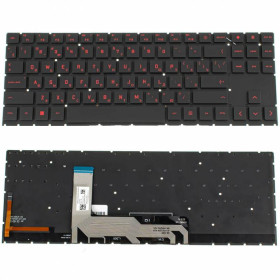 Клавіатури Клавиатуры ^/--/^ Клавиатура для ноутбука HP (Omen: 15-EK series ) rus, black, без фрейма, подсветка клавиш (RGB RED)  ^_^^^ Клавіатура для ноутбука HP (Omen: 15-EK series) rus, black, без фрейму, підсвічування клавіш (RGB RED) - фото фото фото