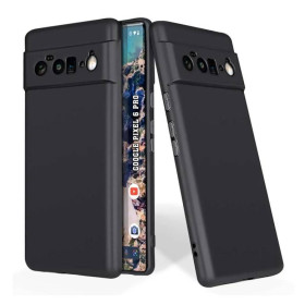Чохли, бампера Чехлы, бампера ^/--/^ Чохол Fiji Style для Google Pixel 6 Pro силікон бампер із захистом блоку камер чорний ^_^^^ Чехол Fiji Style для Google Pixel 6 Pro силикон бампер с защитой блока камер черный - фото фото фото