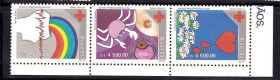 Фауна Фауна ^/--/^ NM Бразилия  1993 г MNH -  флора - сцепка ^_^^^ NM Бразилія 1993 р MNH - флора - зчіпка - фото фото фото
