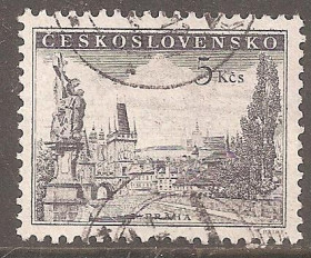 Чехословаччина Чехословакия ^/--/^ Чехословакия 1953 Sc.619 гаш. ^_^^^ Чехословаччина 1953 Sc.619 гаш. - фото фото фото