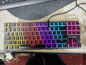 Клавіатури Клавиатуры ^/--/^ Игровая клавиатура с подсветкой RGB GamePro MK /--/ 80 /--/ B Blue Switch USB № 26290110 ^_^^^ Ігрова клавіатура з підсвіткою RGB GamePro MK /--/ 80 /--/ B Blue Switch USB No 26290110 - фото фото фото