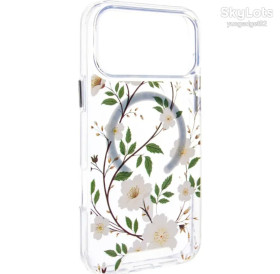 Чохли, бампера Чехлы, бампера ^/--/^ TPU+PC чохол Clear Garden with MagSafe для Apple iPhone 17 Pro Max  (6.9&amp;quot;)  (White Gardenia) ^_^^^ TPU+PC чехол Clear Garden with MagSafe для Apple iPhone 17 Pro Max (6.9&amp;quot;) (White Gardenia) - фото фото фото
