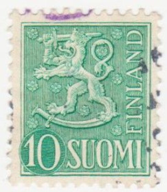 Балтійські країни Балтийские страны ^/--/^ Финляндия 1954 г.№ 436 гашеная ^_^^^ Фінляндія 1954 р. No 436 гашена - фото фото фото