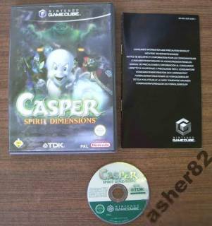 Диски з відеоіграми Диски с видеоиграми ^/--/^ Игра на Nintendo Gamecube &amp;quot;Casper: Spirit Dimensions&amp;quot;      (PAL) ^_^^^ Гра на Nintendo Gamecube &amp;quot;Casper: Spirit Dimensions &amp;quot; (PAL) - фото фото фото