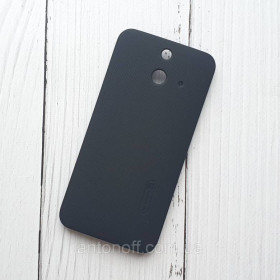Зарядні пристрої Зарядные устройства ^/--/^ Чохол для HTC One E /--/ 8 пластиковий, чорний, Nillkin ^_^^^ Чехол HTC One E /--/ 8 для телефона Nillkin Черный - фото фото фото