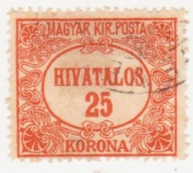 Угорщина Венгрия ^/--/^ Венгрия 1922 г. №  18 гашеная ^_^^^ Угорщина 1922 р. No 18 гашена - фото фото фото