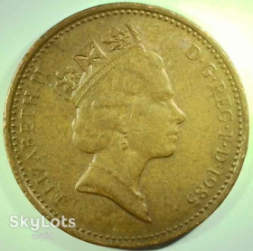 Єлизавета II (після ) Елизавета II (после ) ^/--/^ Великобритания 1 пенни, 1985 №154 ^_^^^ Велика Британія 1 пенні, 1985 No /--/ 154 - фото фото фото