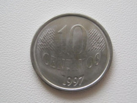 Бразилія Бразилия ^/--/^ Бразилия 10 сентаво 1997 года 26201 ^_^^^ Бразилія 10 сентаво 1997 26201 - фото фото фото