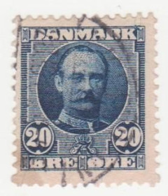 Скандинавія Скандинавия ^/--/^ Дания 1907 г..№ 56 гашеная ^_^^^ Данія 1907 р. No 56 гашена - фото фото фото
