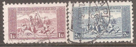 Чехословаччина Чехословакия ^/--/^ Чехословакия 1934 Sc.200-201 гаш. ПОЛНАЯ серия ^_^^^ Чехословаччина 1934 Sc.200-201 гаш. Повна серія - фото фото фото
