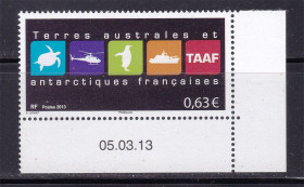 Фауна Фауна ^/--/^ Фауна . ТААФ / TAAF  2013 г  MNH - транспорт ^_^^^ ТААФ / TAAF 2013 MNH - транспорт - фото фото фото