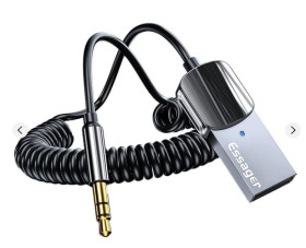 Інше Другое ^/--/^ Ресивер Essager Bluetooth 5.0 Aux Adapter Car  USB to 3.5 /--/ mm ^_^^^ Ресивер Bluetooth 5. Aux Adapter Car USB to 3.5 /--/ mm - фото фото фото