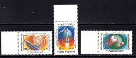 Освоєння космосу Освоение космоса ^/--/^ Космос . Афганистан  1988 г  MNH - В. Терешкова , первая женщина в уосмосе - ^_^^^ Космос . Афганістан 1988 р MNH - В. Терешкова, перша жінка в осмосі - - фото фото фото