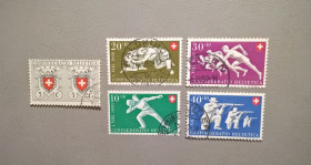 Спорт Спорт ^/--/^ Швейцария Герб Спорт 1950 ^_^^^ Швейцарія Герб Спорт 1950 - фото фото фото
