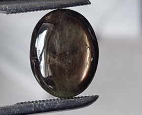 Сапфір Сапфир ^/--/^ Звездчатый сапфир черный  13 Ct   15.8 х 13 х 5.4  mm ^_^^^ Зірчастий сапфір чорний 13 Ct 15.8 х 13 х 5.4 mm - фото фото фото