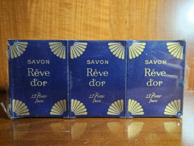 Вінтажна косметика і парфюмерия Винтажная косметика и парфюмерия ^/--/^ Reve d&amp;apos;Or L.T.Piver 3*100 /--/ g Парфумоване мило ^_^^^ Reve d&amp;Or L.T. Piver 3*100 /--/ g Парфумоване мило - фото фото фото