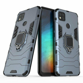 Чохли, бампера Чехлы, бампера ^/--/^ Чохол Fiji Ring для Xiaomi Redmi 9 /--/ C броньований бампер з кільцем темно-синій ^_^^^ Чехол Fiji Ring для Xiaomi Redmi 9 /--/ C бронирован бампер с кольцом темно-синий - фото фото фото