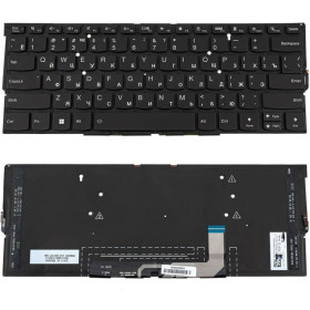 Клавіатури Клавиатуры ^/--/^ Клавиатура для ноутбука LENOVO (Yoga Slim 9-14 /--/ ITL /--/ 05) rus, black, без фрейма, подсветка клавиш (ОРИГИ ^_^^^ Клавіатура для ноутбука LENOVO (Yoga Slim 9-14 /--/ ITL /--/ 05) rus, black, без фрейму, підсвічування клавіш - фото фото фото