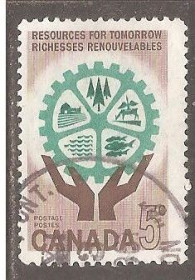 Північна Америка Северная Америка ^/--/^ Канада 1961 Sc.395 used - фото фото фото
