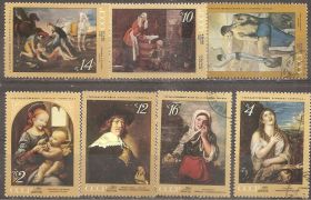 СРСР - СССР - ^/--/^ СССР 1971 Сол.4018-4024 4 марки **+3 марки ГАШ ПОЛНАЯ серия Западно-Европ. искусство ^_^^^ СРСР 1971 Сол.4018-4024 4 марки **+3 марки ГАШ ПОВНА серія Західно-Європ. мистецтво - фото фото фото