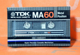 Касети Кассеты ^/--/^ Аудио кассета TDK MA 60 Япония 1982  Металл Metal  запечатана JP Market ^_^^^ Аудіо касета TDK MA 60 Японія 1982 Метал Metal запечатана JP Market - фото фото фото