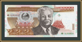 Лаос Лаос ^/--/^ Лаос 20000 кип 2003 P-36  (36 /--/ b) UNC ^_^^^ Лаос 20000 кип 2003 P-36 (36 /--/ b) UNC - фото фото фото