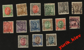 Ісландія Исландия ^/--/^ Исландия 1920 /--/ г № 83-97 гаш  сер не полная ^_^^^ Ісландія 1920 /--/ р No 83-97 гаш сер не повна - фото фото фото