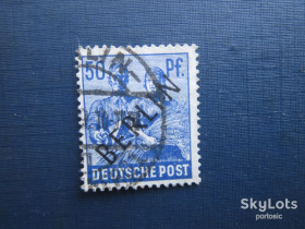 Інше Другое ^/--/^ Марка Німеччина Західний Берлін 1948 стандарт наддрук 50 пф гаш КЦ 36 $ ^_^^^ Марка Германия Западный Берлин 1948 стандарт сверхпечати 50 пф гаш КЦ 36 $ - фото фото фото