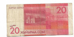 Киргизія Киргизия ^/--/^ Кыргызстан Киргизия 20 сомов 2009 с кольцами Омрона ^_^^^ Киргизстан 20 сомів 2009 з кільцями Омрона - фото фото фото
